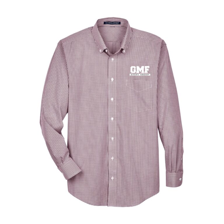 Men's Crown Collection® Gingham Check Woven Dress Shirt