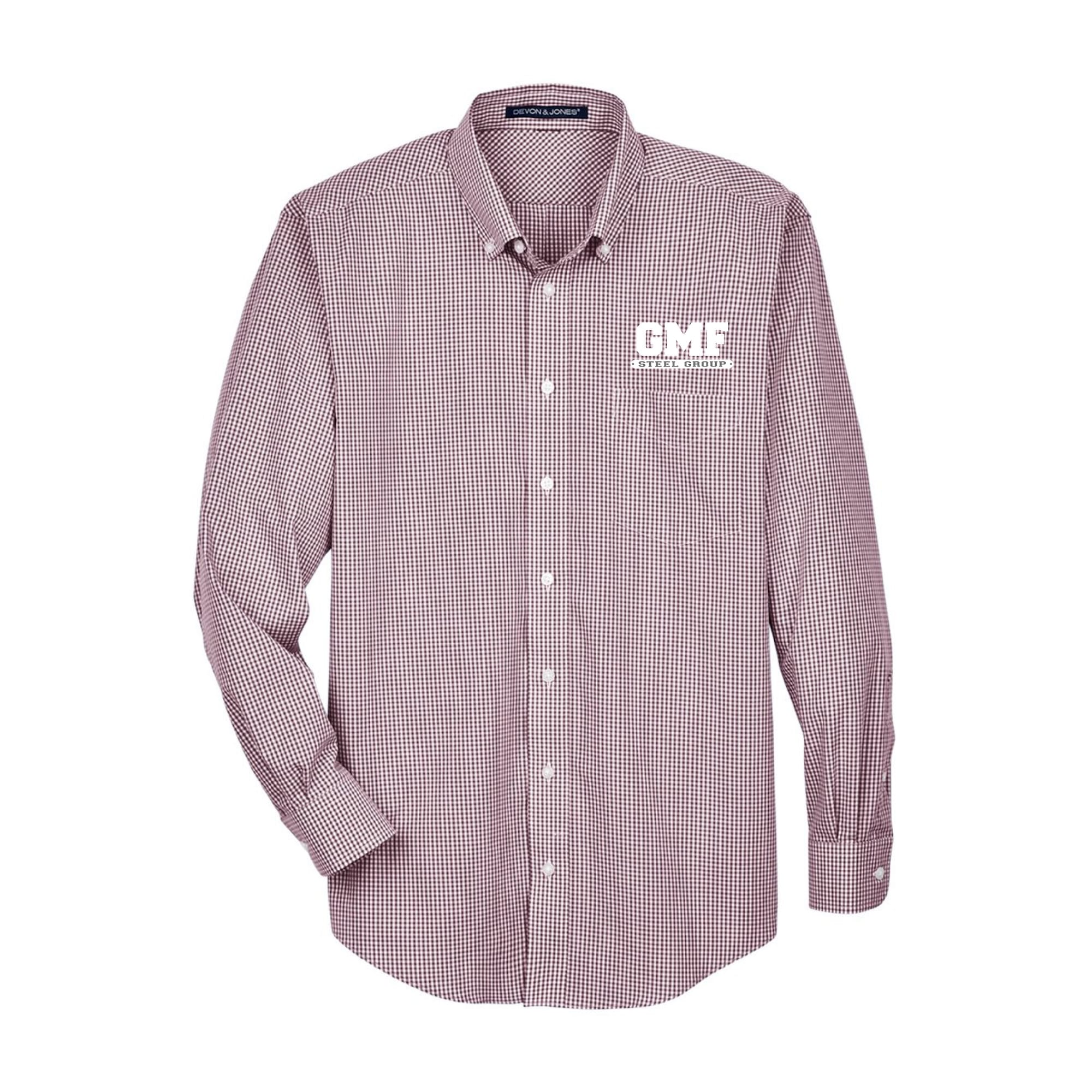 Men's Crown Collection® Gingham Check Woven Dress Shirt